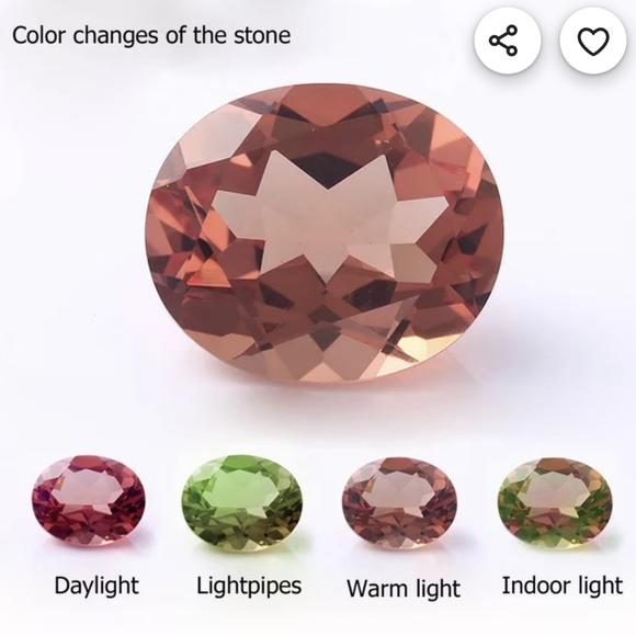 925 Sterling Silver Turkish Zultanite Wedding Jewelry Set  for Women,NEW, - Picture 13 of 13